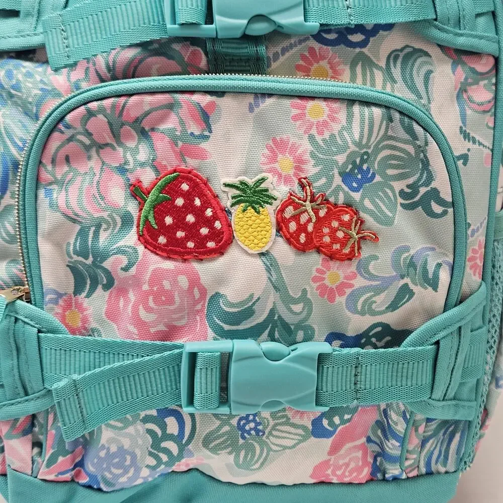 Pottery Barn Kids Mackenzie Lilly Pulitzer Strawberry Backpack Small floral